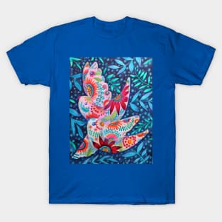 The Joy of Singing Duo Watercolor Painting T-Shirt